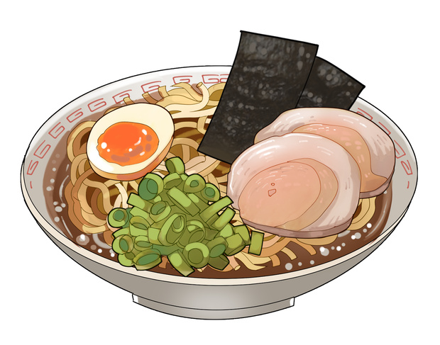 好きに具材を配置できるラーメン素材
