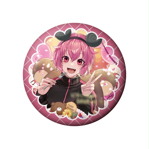 【人気No.1】 誕生日記念2024】缶バッジ じらいちゃん公式 - じらいちゃんver. ピンズ・ピンバッジ・缶バッジ