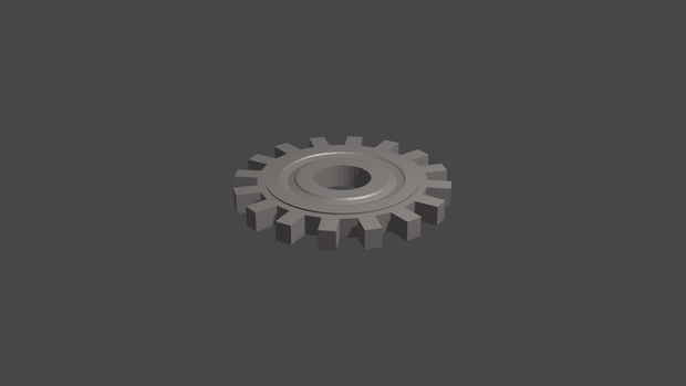 【3Dモデル】歯車_クランク_ver_1.00