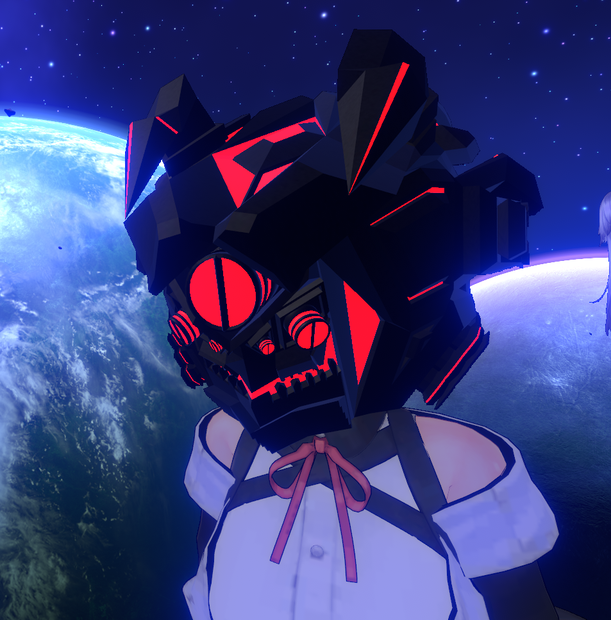 【VRChat想定】強化ヘルメット