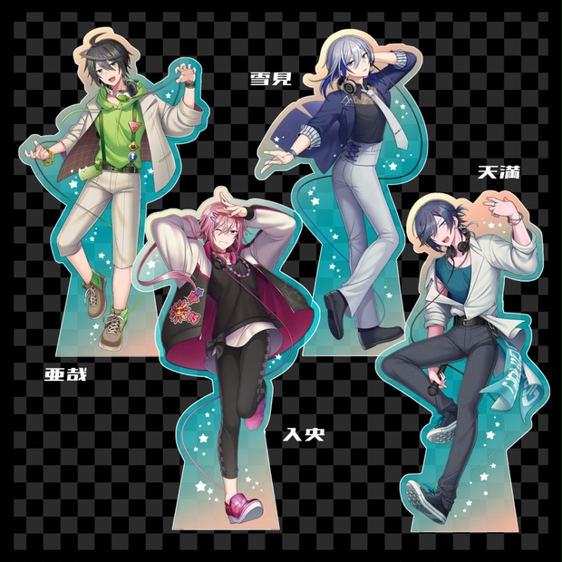 創作】オーロラアクリルスタンド - CCH! - BOOTH