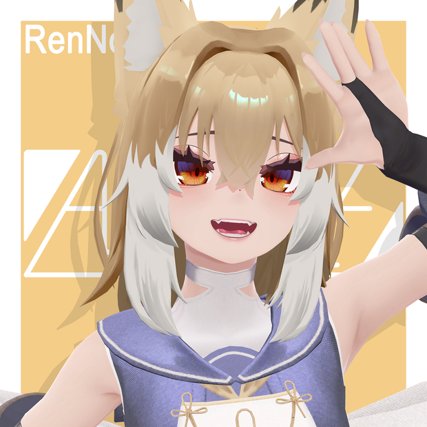 【オリジナル3Dモデル】 蓮乃 -RenNo- 
