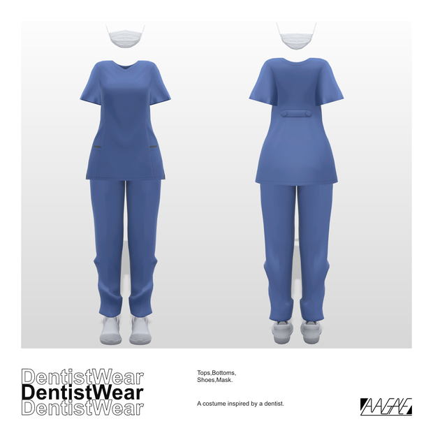 【衣装】DentistWear【複数アバター対応】