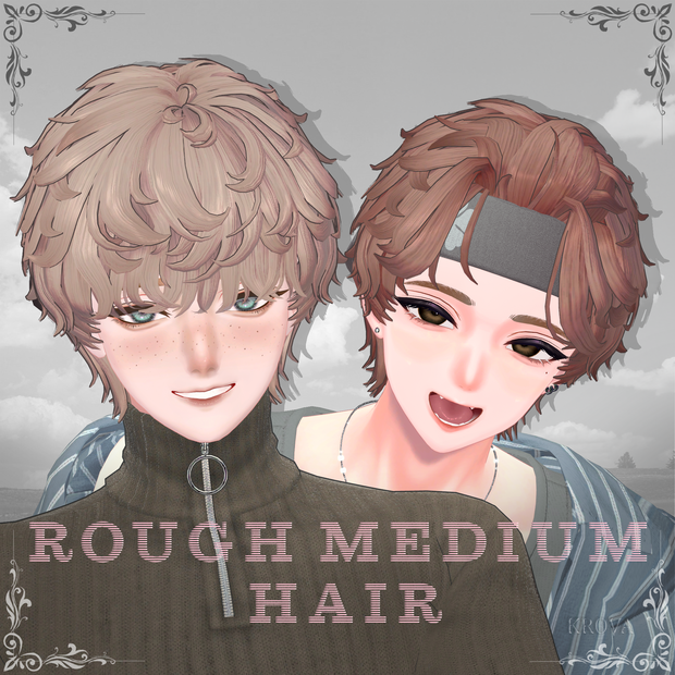 ✦Rough Medium Hair✦