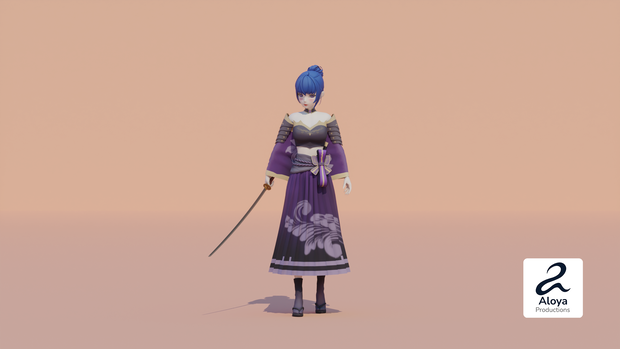 Anime Character - Female Samurai