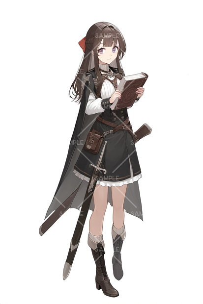 【立ち絵】No.001＿少女＿ファンタジー
