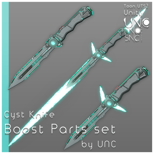 3Dモデル「Cyst Boost Parts set」カラバリ12色あり