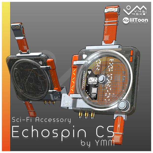 3Dモデル「Echospin CS v1.0」PB対応 カラバリ9色有
