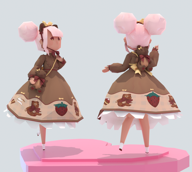 [VRChat] LowPoly Lolita