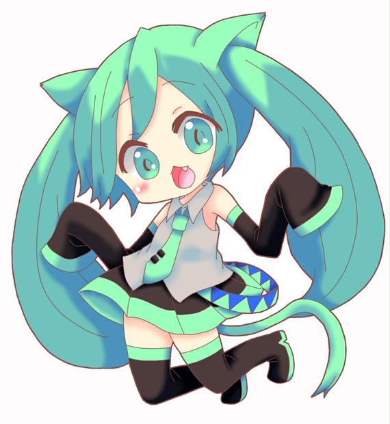 初音ミク　ねこ型アクリルキーホルダー　ナンジャタウン 2020　バンダイ 初音ミク in ナンジャタウン 2020」ねこ型アクリルキーホルダー