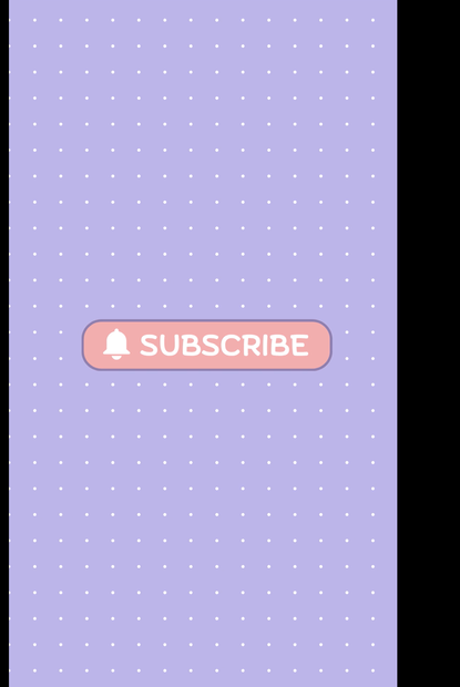 YouTube Shorts・TikTokに最適！ポップで可愛い「SUBSCRIBE」ボタン素材