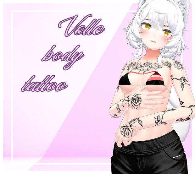 Velle「ピンク」テクスチャードボディスーツ | Velle Body texture "Rose"