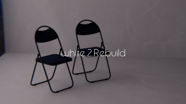 【VRChat想定】white.2.Rebuild【ワールドアセット】