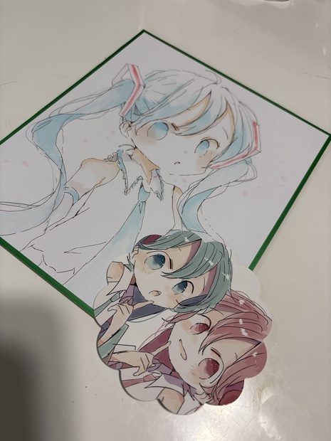 blossom / saki 初音ミク 直筆イラスト色紙 blossom - BOOTH