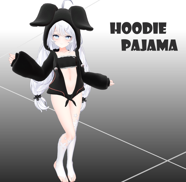 【フィオナ(Fiona)】フードパジャマ(HoodiePajamas) 1.3