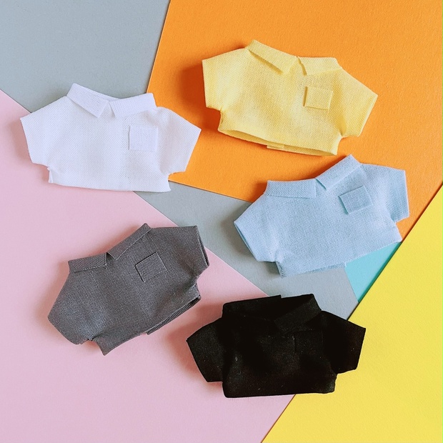 確認用　ちびぬいちゃんのポロシャツ 予約受付中】 ちびぬい 衣装 コスチューム 服 na456 PoP衣装 青