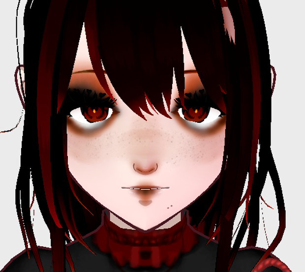 SEiNIKU'S RED GOTH MAKEUP! | 赤いゴスメイク !