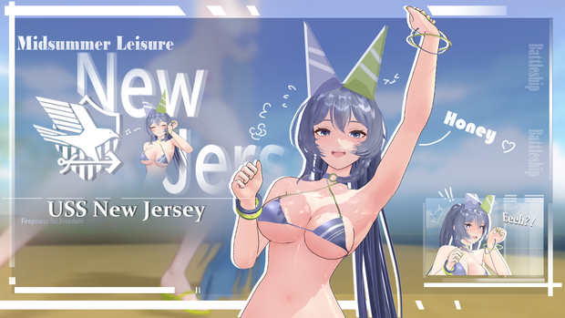 『アズールレーン・ニュージャージー・盛夏のレジャータイム／碧蓝航线·新泽西·盛夏的闲暇』