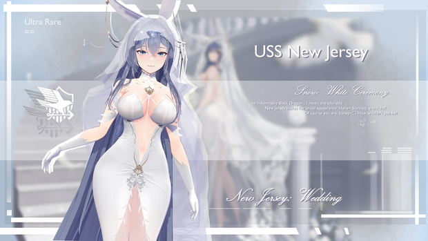 『アズールレーン・ニュージャージー・幸せのジューンブライド／Azur lane USS New Jersey:·Snow-White Ceremony』