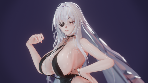 『アズールレーン・フリッツ・ルメイ・夜風のVerabredung/[Azur Lane· KMS Fritz Rumey ：Verabredung in the Night Breeze』