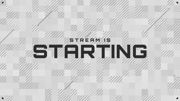 【配信用オーバーレイ】 "Monotone" Stream Package | Overlay | Twitch | Youtube