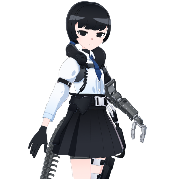 VRChat想定３Dモデル「HPT-TCEL "NERY"」