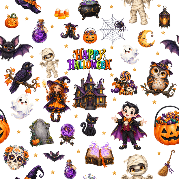 HAPPY HALLOWEEN デジタルペーパー無料配布版