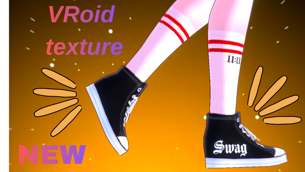 NEW [Vroid texture] shoe set