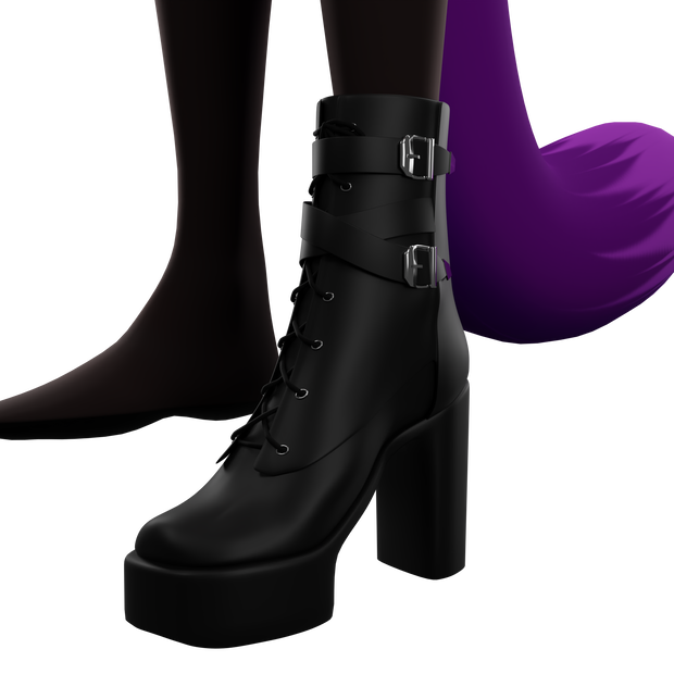 Custom 3D Goth Boots