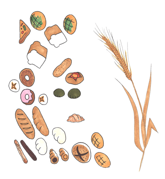 パンのイラスト
