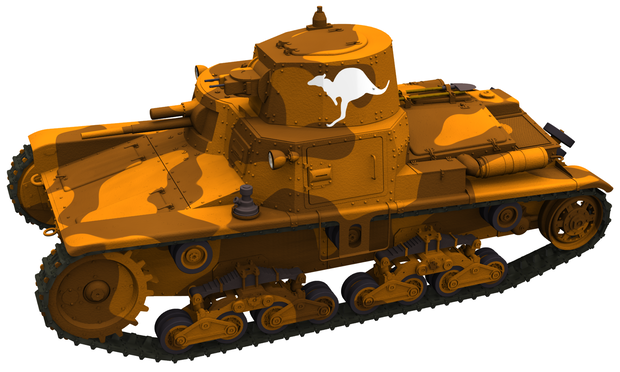 【Shade3D】M11/39 中戦車