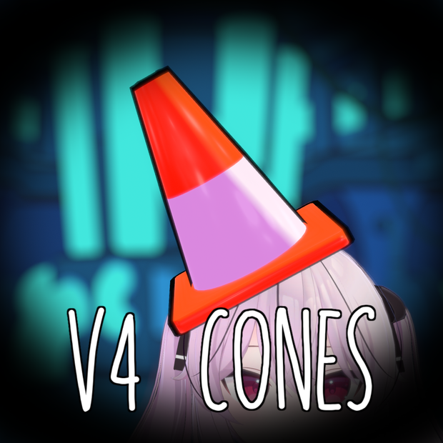 【無料】V4の三角コーン2種