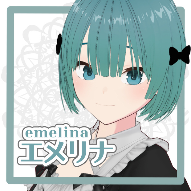 オリジナル3Dモデル「エメリナ」