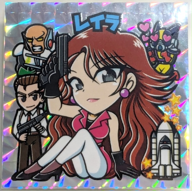 フォックスマン foxman キャバ嬢レイコ ガムラツイスト さん家祭り シール フォックスマン foxman キャバ嬢 レイコ 橙 さん家祭り シール