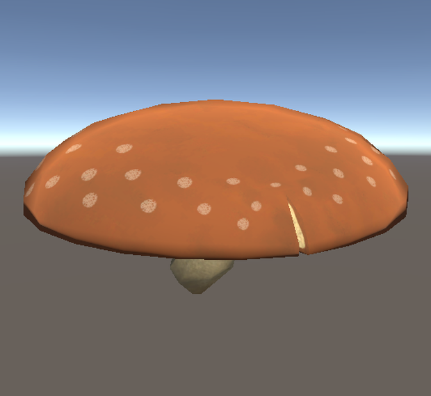 3D　椎茸　キノコ　アクセサリー