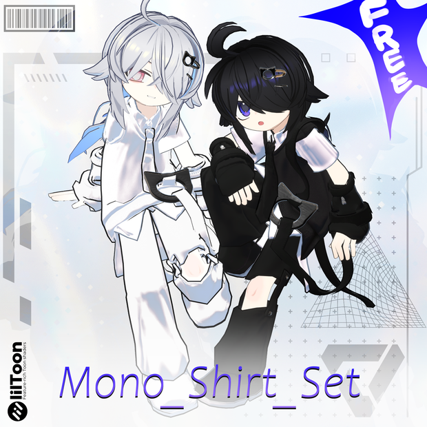 【無料/衣装】mon0ShirtSet【mon0対応】