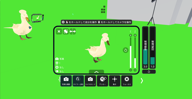 アヒル（Crested：Anas platyrhynchos var. domesticus. ）