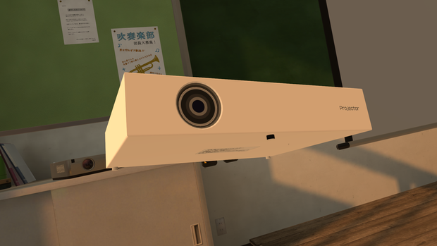Projector【VRCWorld / U# + 3Dモデル】