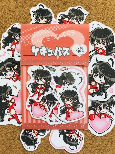 サキュバスのフレークシール Zarame No Mezame Booth