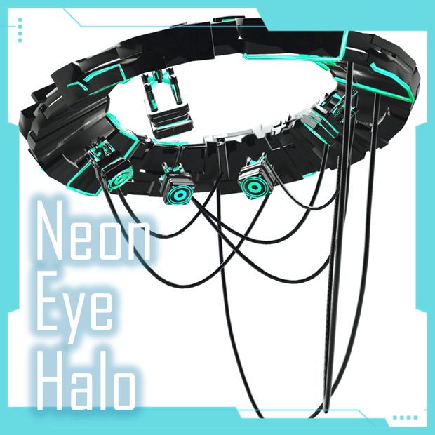 【12Color】Neon Eye Halo