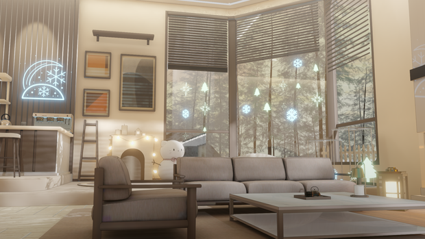  [Warudo PRO/NiloToon Environment] Winter Room 1.1