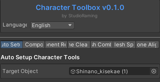 CharacterToolbox 0.1.1