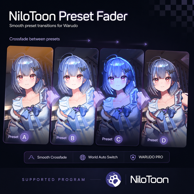 [WARUDO/PRO] NiloToonPresetFader