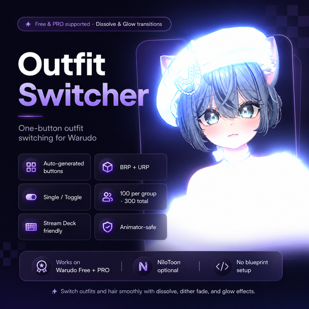 [WARUDO/STANDARD + PRO] Outfit Switcher