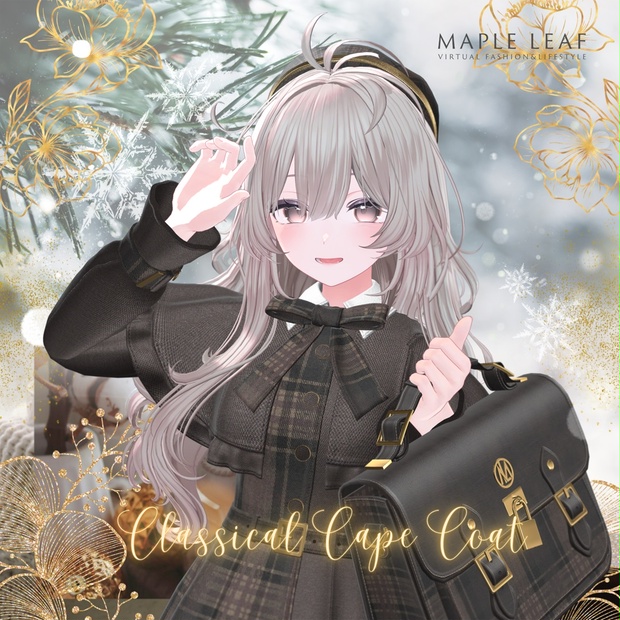 【24アバター対応】Classical Cape Coat - MAPLE LEAF - BOOTH