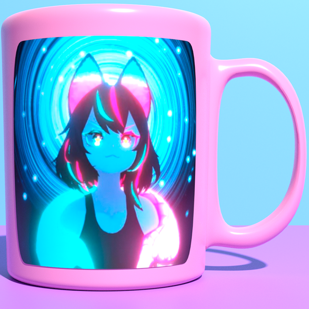 Simple Mug (with easy way to put your logo) .FBX / .blend