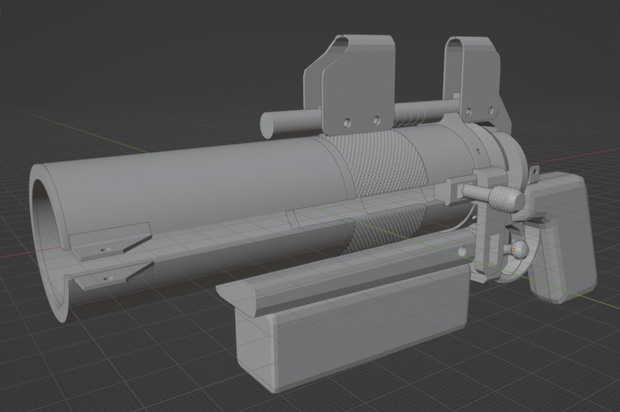 Metro LastLight Kalash GrenadeLunchar 3Dmodel STL 