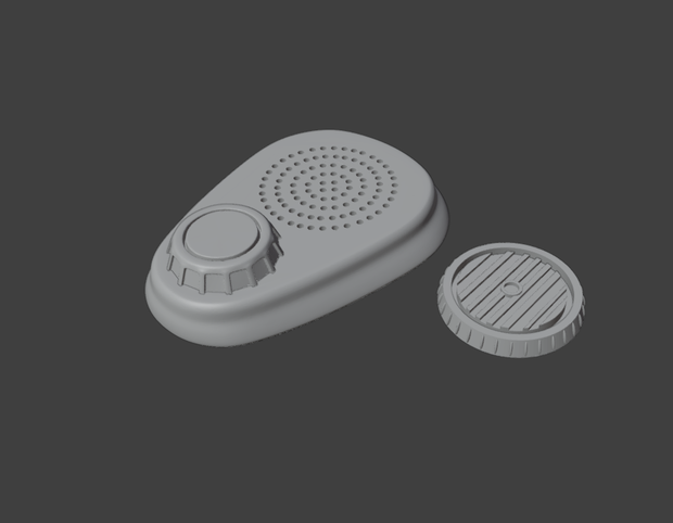 Metro2033 Helmet Detail UP Parts 3Dmodel STL 