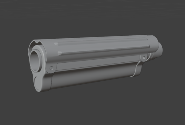MetroExodus Shotgun Suppressor 3Dmodel STL cosplay
