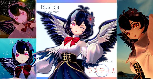 VRC用オリジナル3Dアバター【ラスティカ】